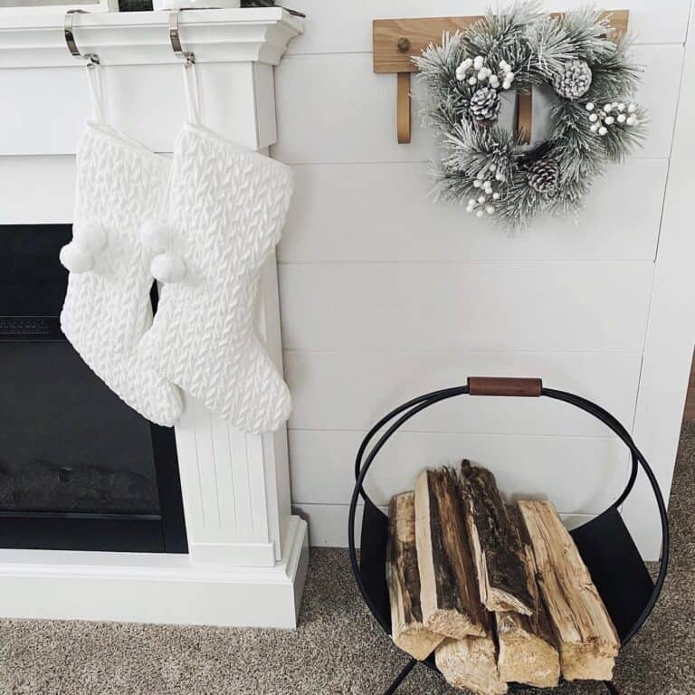 Quilted White Christmas Stockings