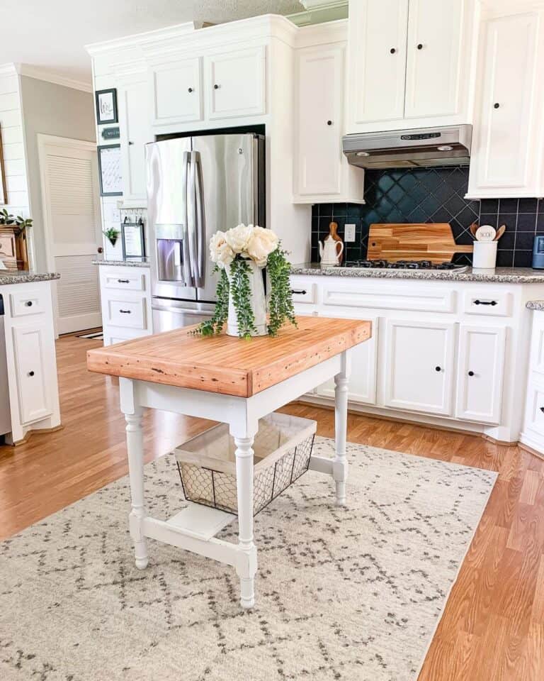 Restored Butcher Block Farmhouse Table