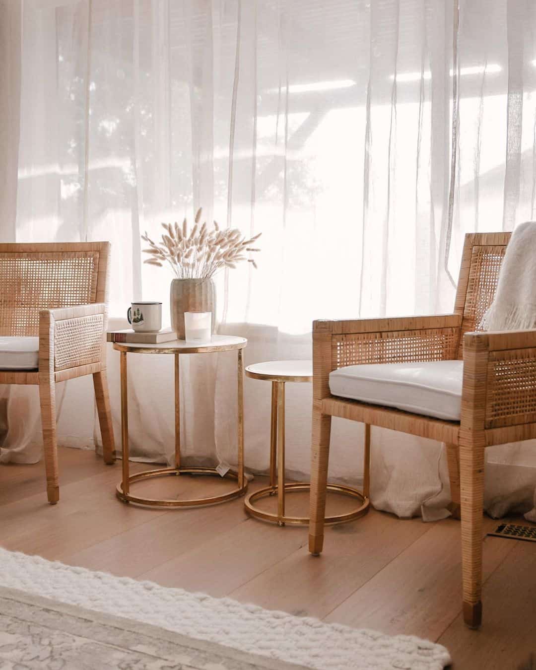 Cane living sales room chairs