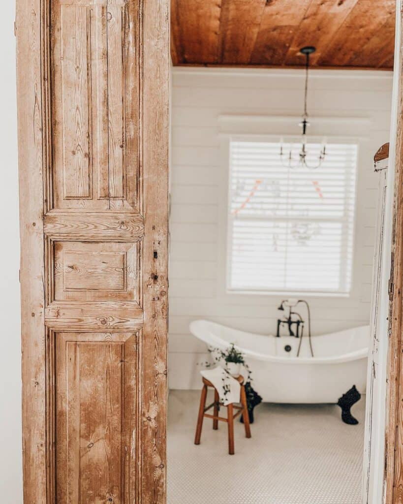 Rustic Bathroom Door Ideas