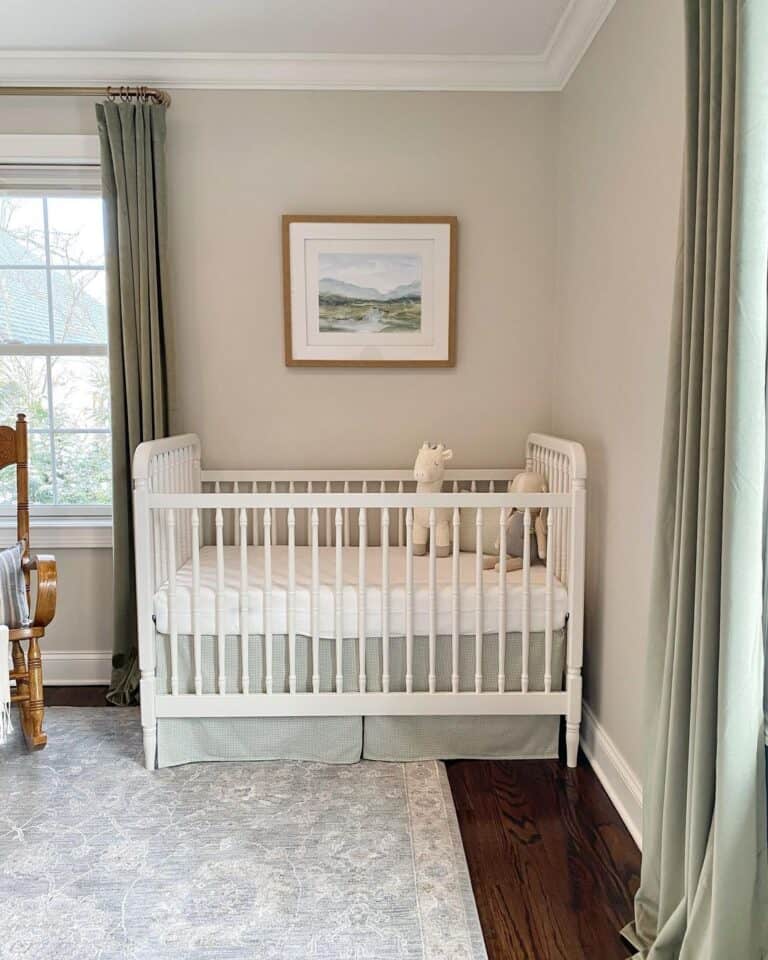 Sage Green Gender Neutral Nursery