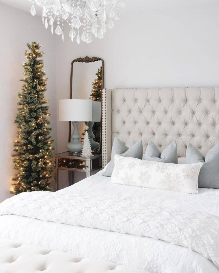 Slim Pencil Christmas Tree for Bedroom