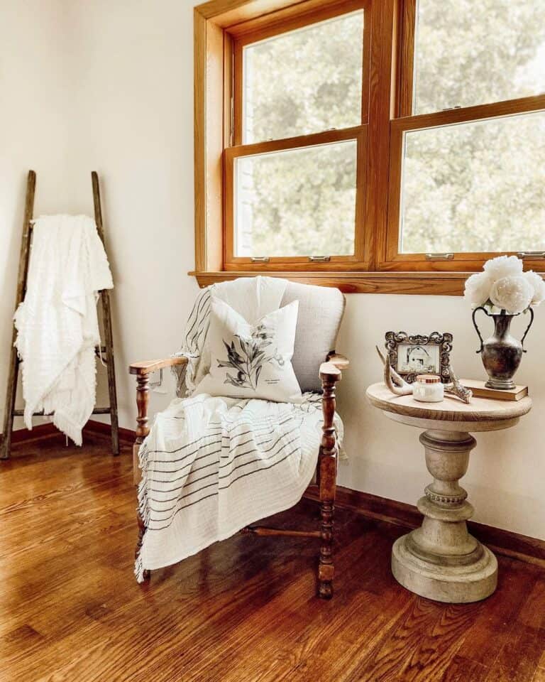 Snug with Wooden Window Trim Soul & Lane