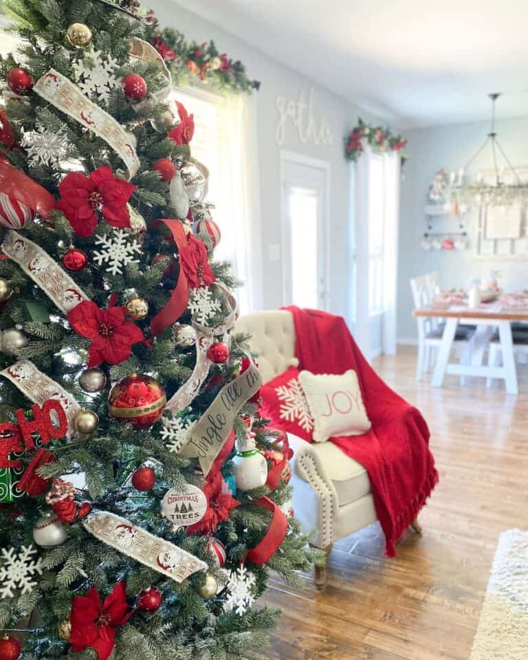 Christmas Tree Decoration Ideas Red And Gold