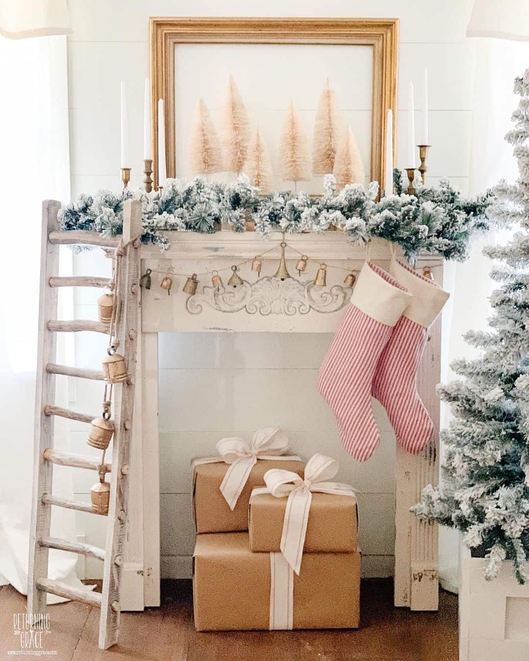 34 Faux Fireplace Mantel Decorating Ideas to Explore