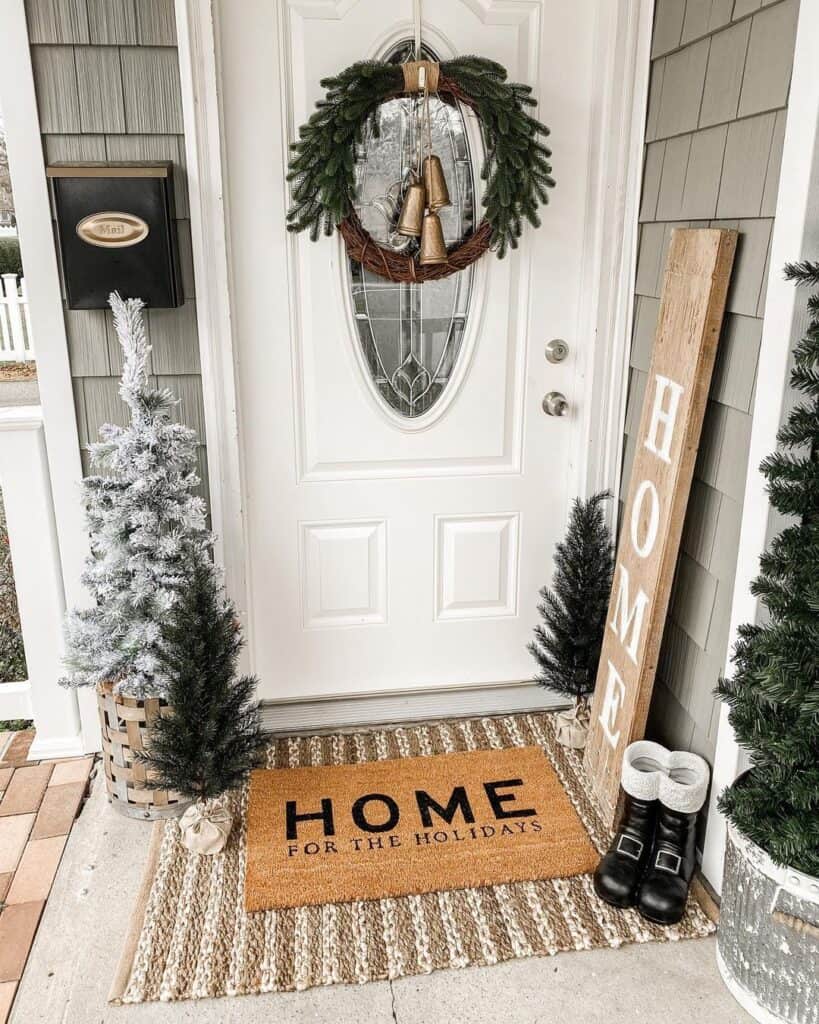 White Front Door with Glass Oval Window Soul & Lane
