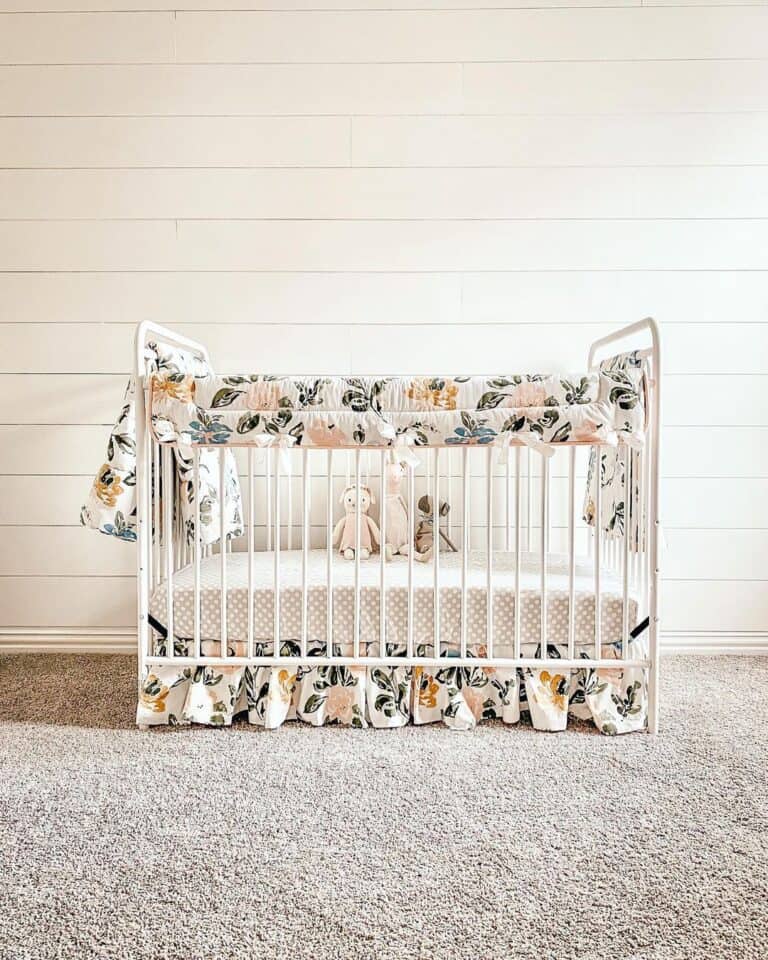 White Shiplap Gender Neutral Nursery Themes