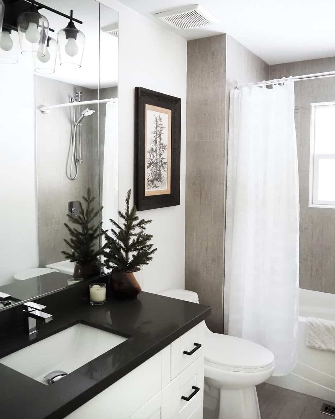 12 Black Bathroom Countertops Ideas to Make a Big Statement
