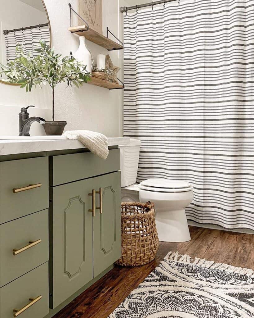 18 Green Bathroom Vanity Ideas for an Idyllic Look