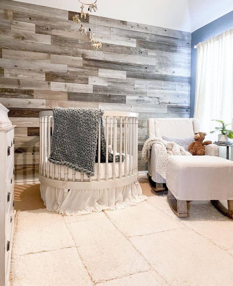 Wood and Cream Nursery