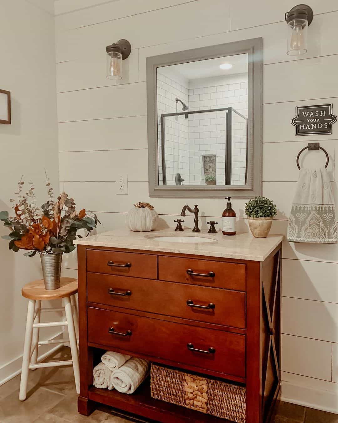 34 Bathroom Stool Ideas to Create a Spalike Space
