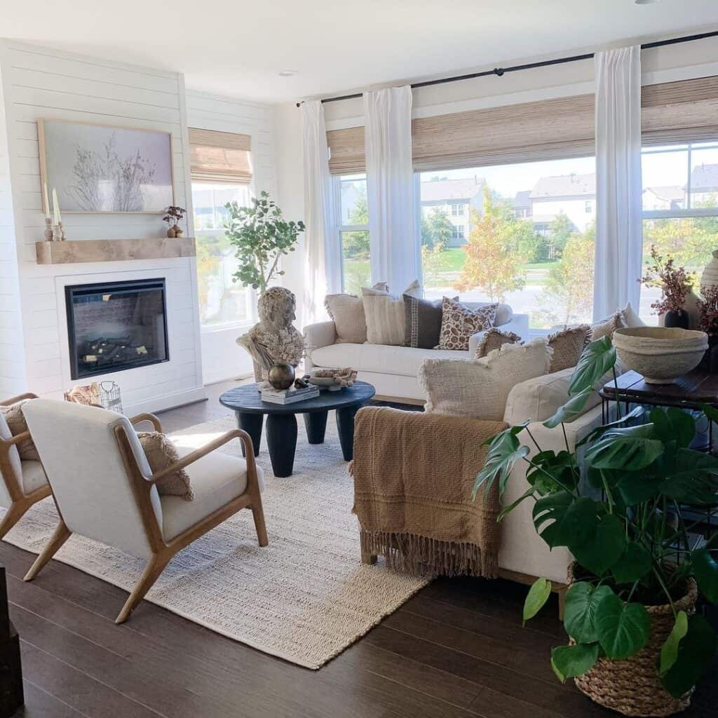 Beige Couches with Beige Accent Chairs