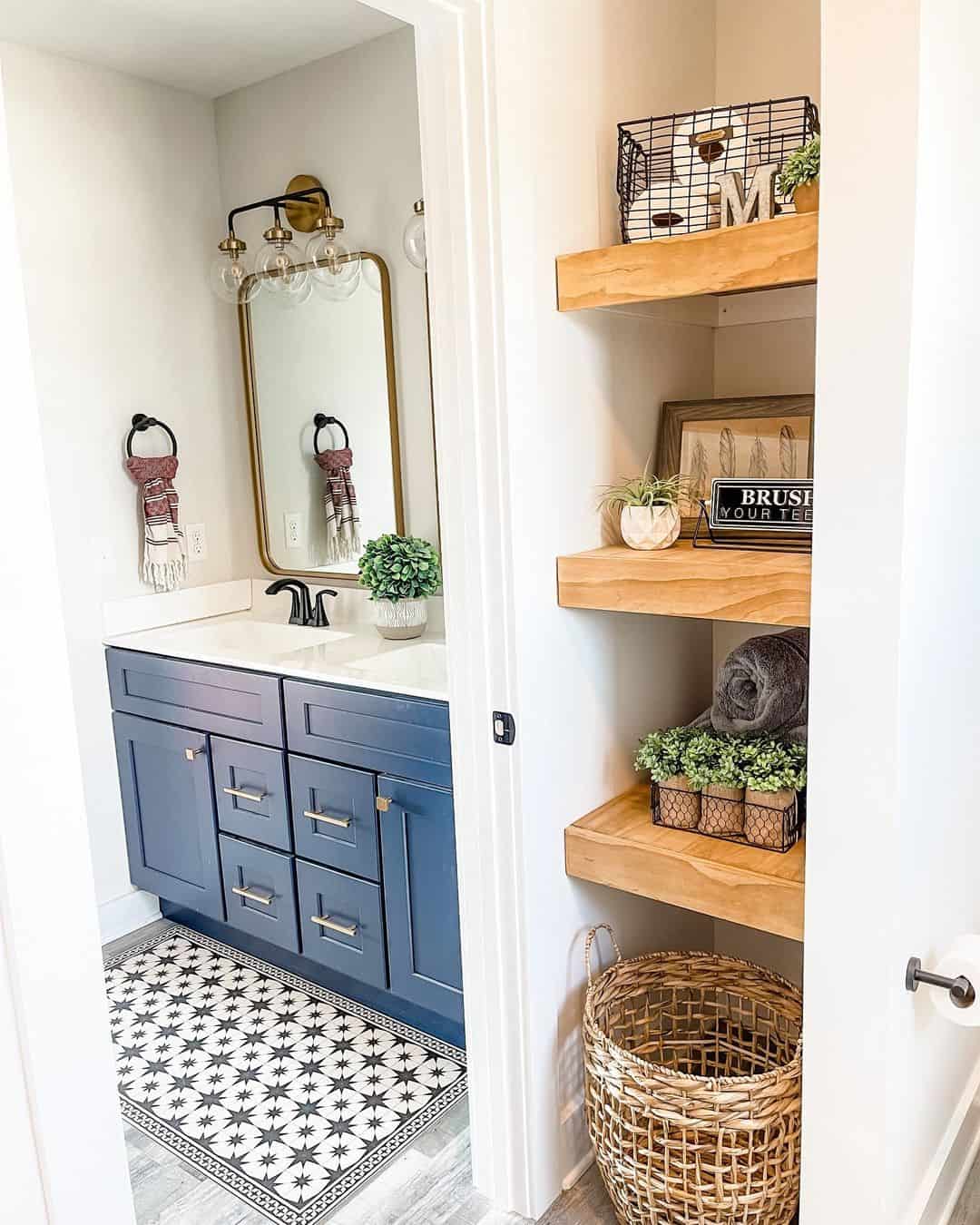 19 Stunning Blue and Gray Bathroom Ideas