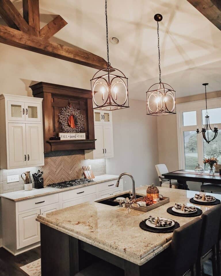 Fall Ideas for Rustic Kitchen