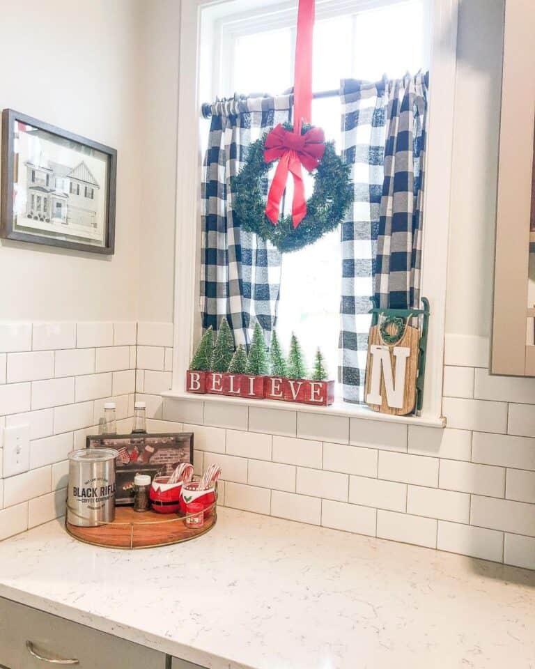 Farmhouse Kitchen Curtains with Festive Décor Soul & Lane