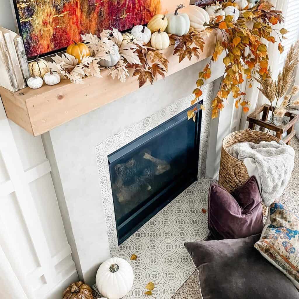 Floor and Fireplace Tile Ideas