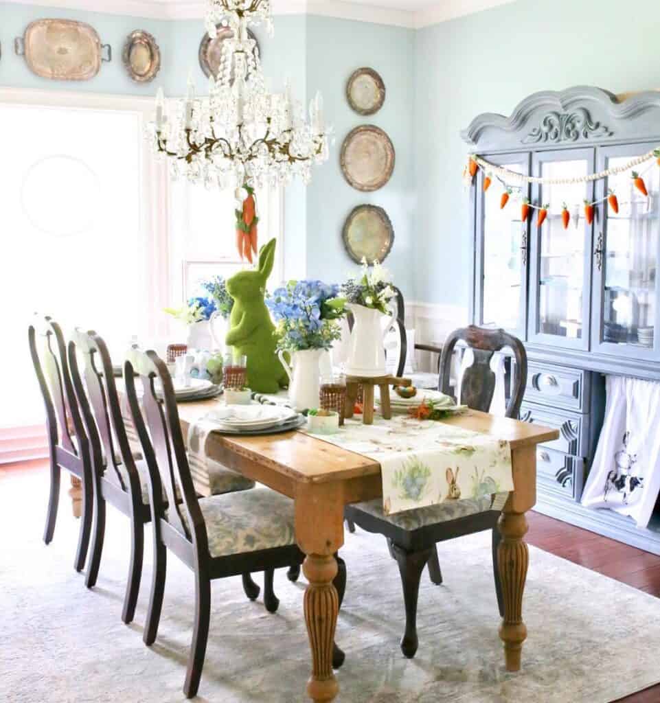 French Cottage Springtime Dining Room - Soul & Lane