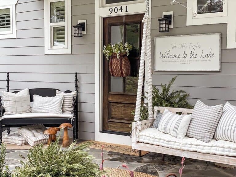 Front Porch with Bench