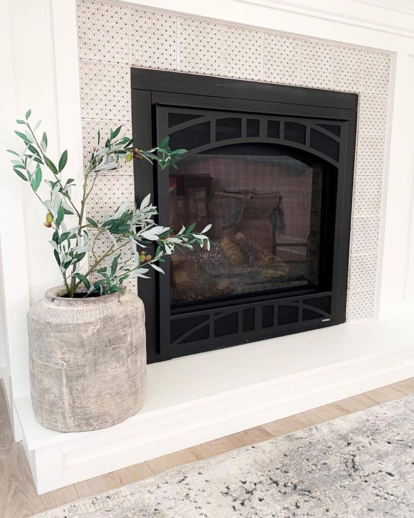 Gray Fireplace Tile Ideas