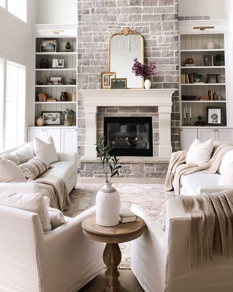 Gray and White Living Room Inspiration