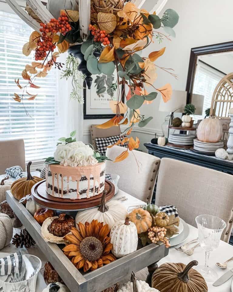 Ideas for Dining Room Fall Tablescapes