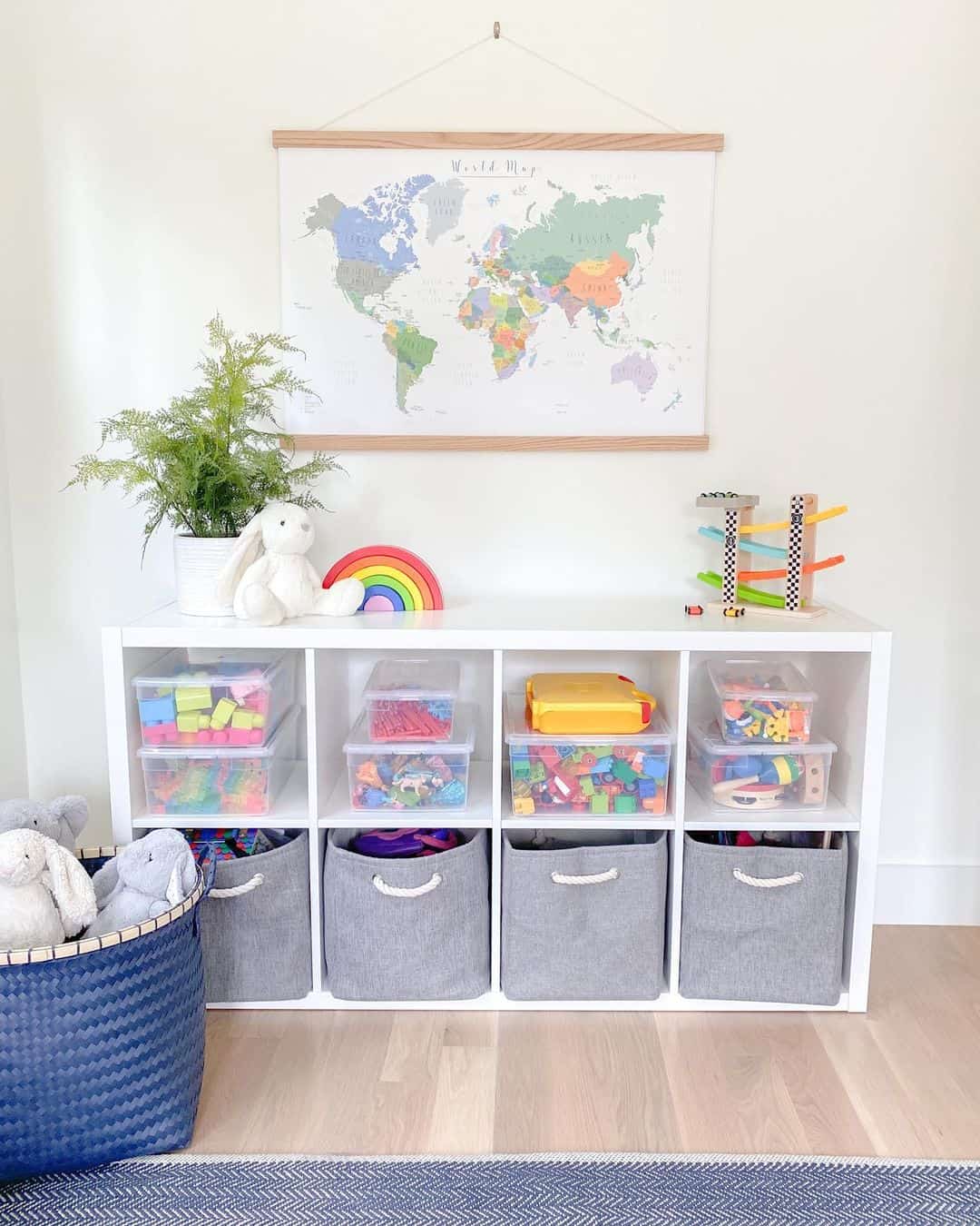 37 Spectacular Playroom Storage Ideas Children Love to Use