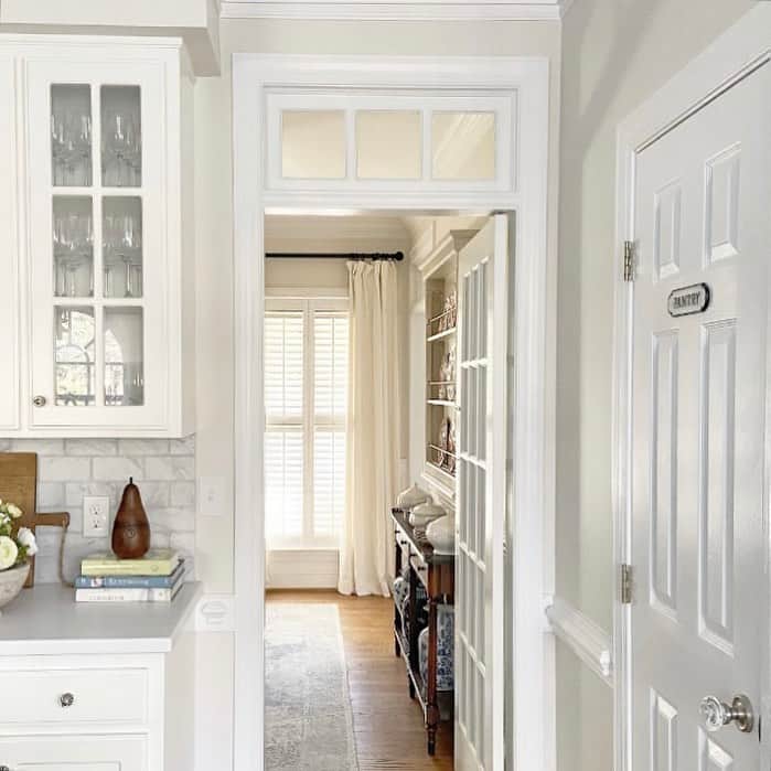 Kitchen White Interior Doors with Glass
