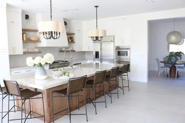 Modern Farmhouse Kitchen Island Lighting with Shades