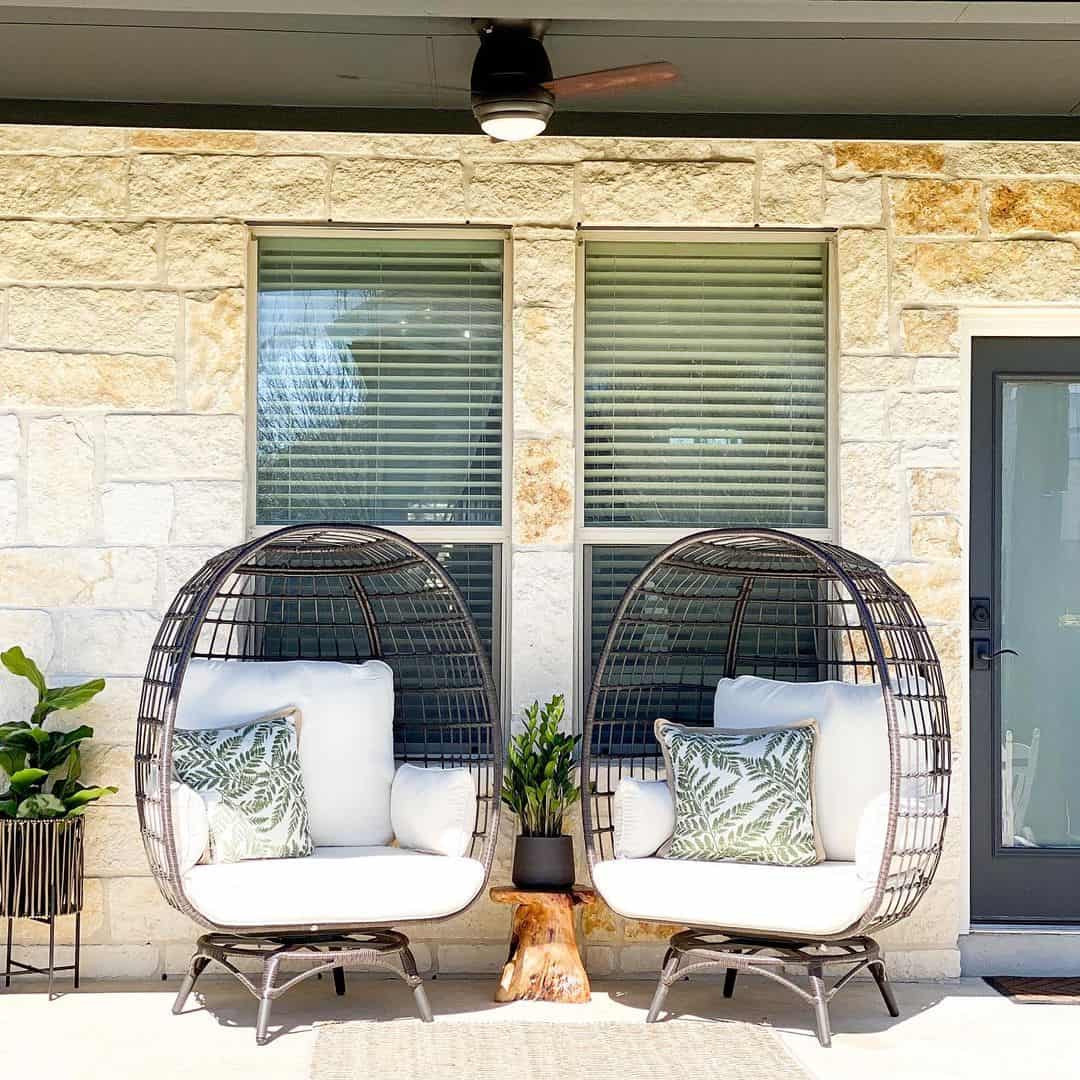 Outdoor Farmhouse Light Fixture with Ceiling Fan Soul & Lane