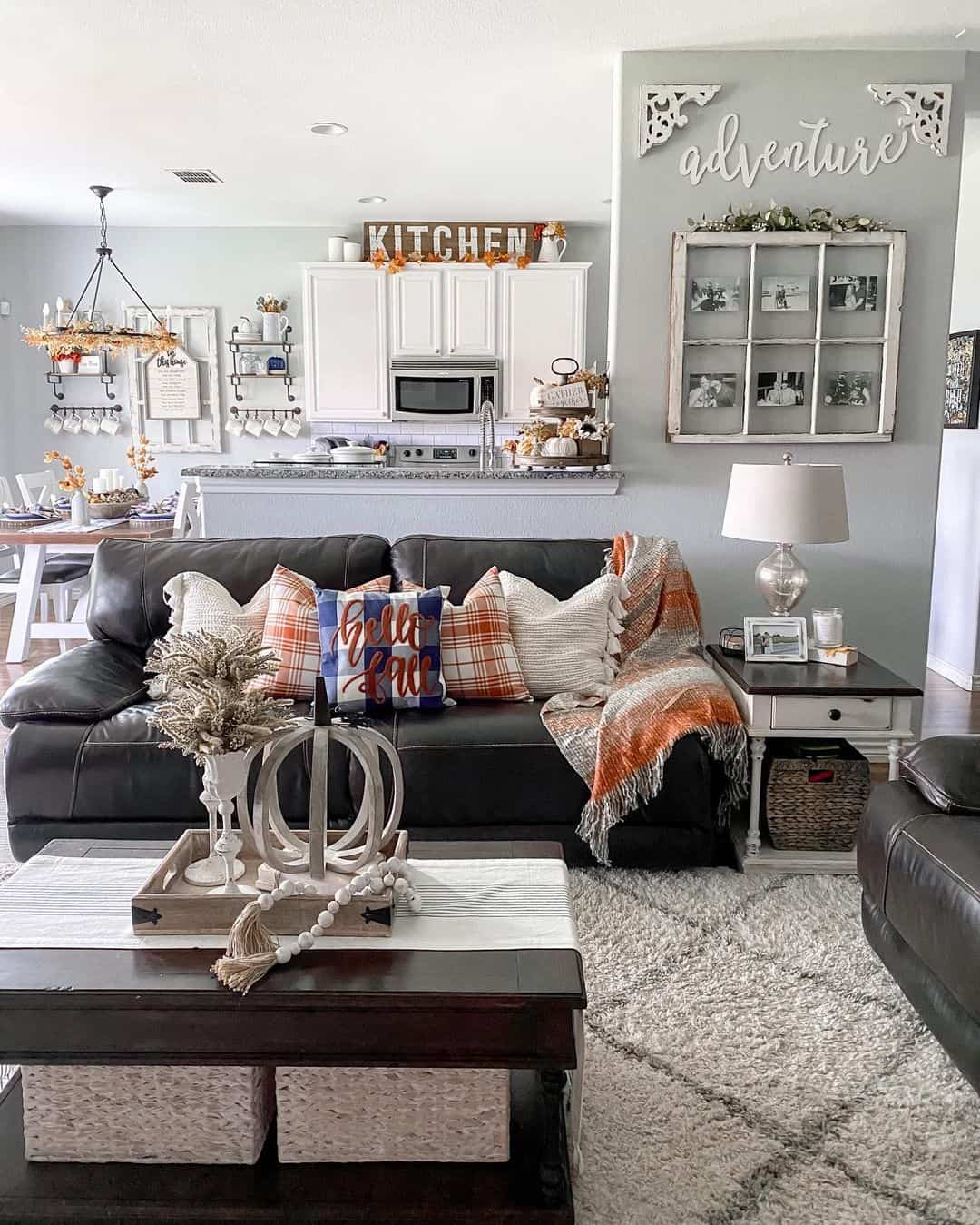 Partially Open Kitchen Farmhouse Wall Ideas - Soul & Lane