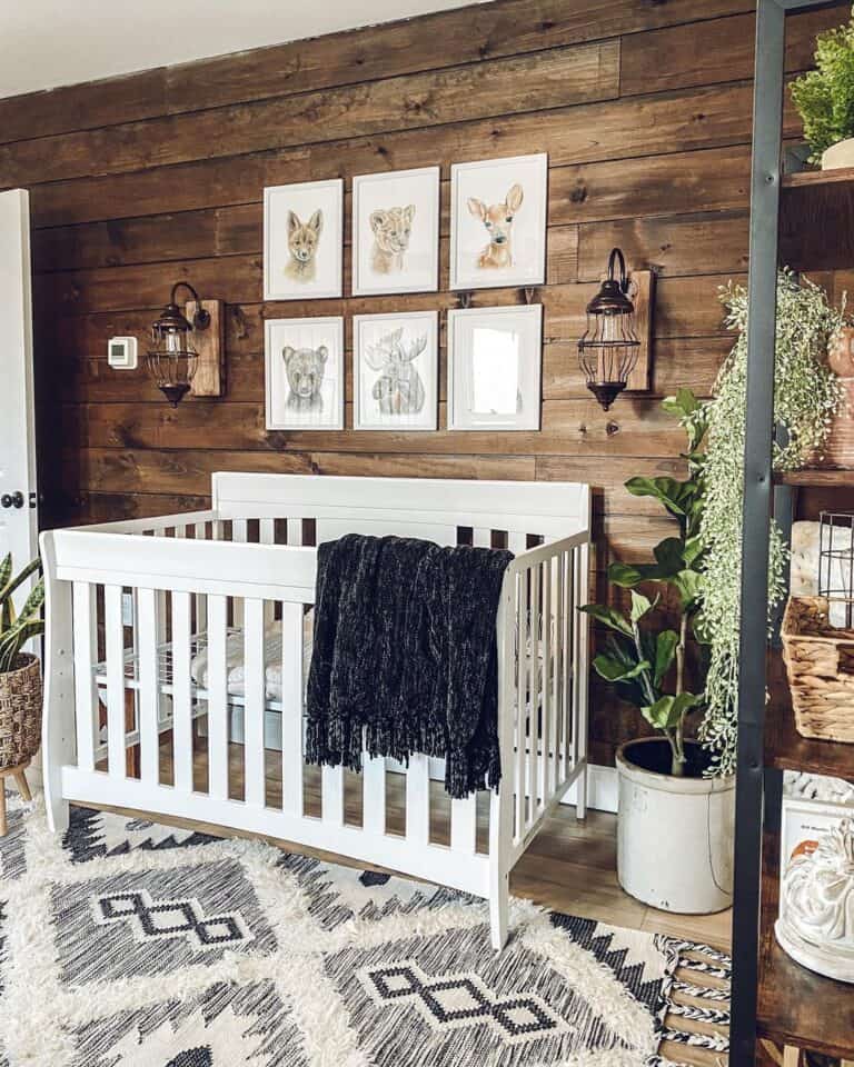 Rustic Shiplap Nursery Decor