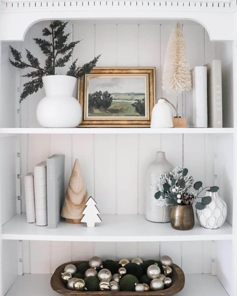 Subtle Christmas Themed Shelf Décor Accessories Soul & Lane