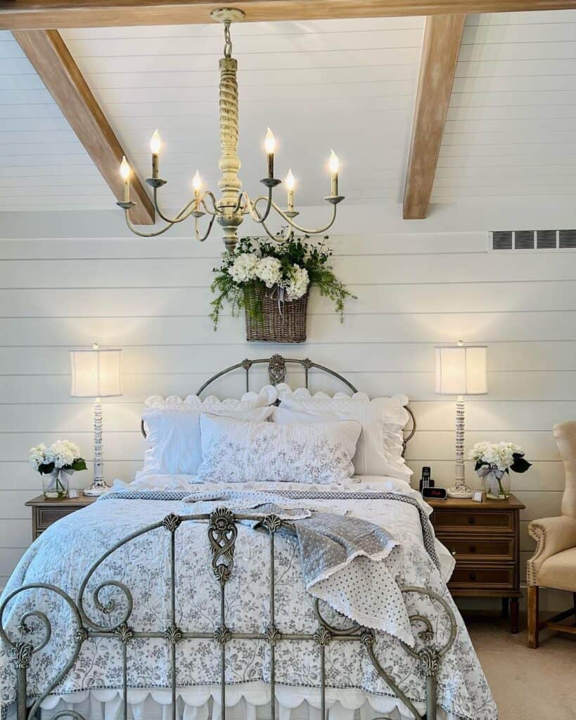 Summer Cottage Shiplap Bedroom