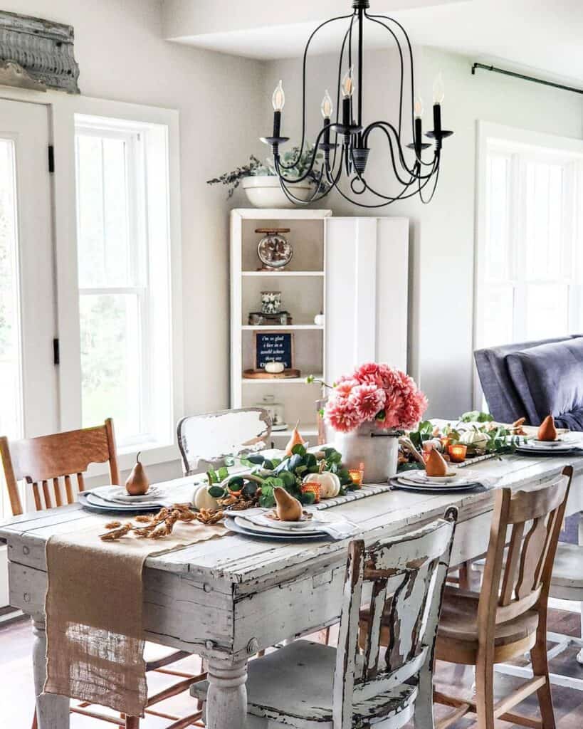 White Dining Room Corner Hutch