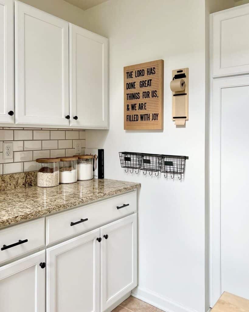 White Shaker Cabinets for Kitchen