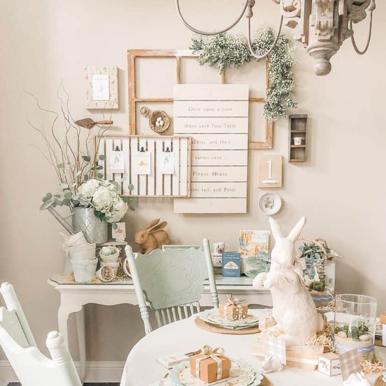 Window Pane Decor and Easter Accessories