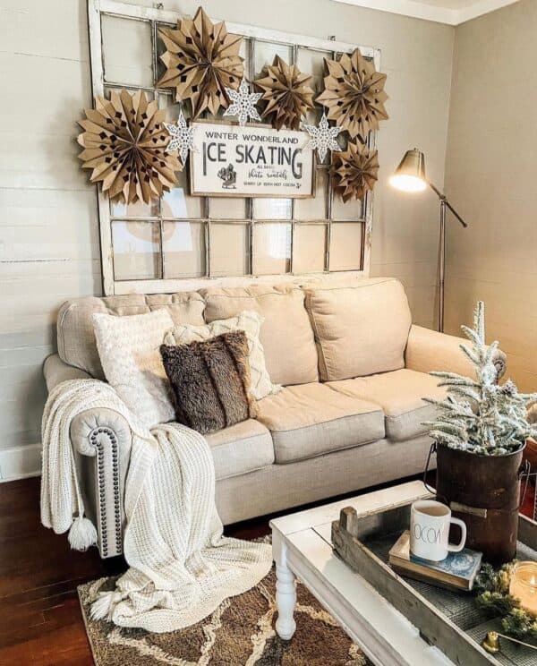 33 Window Pane Wall Decor Ideas To Add Charm to Your Home