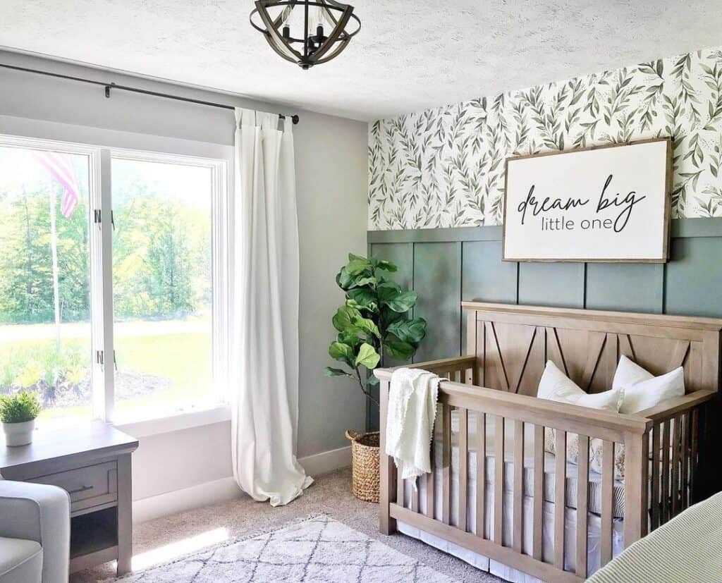 Removable Wallpaper Woodland Nursery Wallpaper Peel and Stick Forest W   Scandi Home