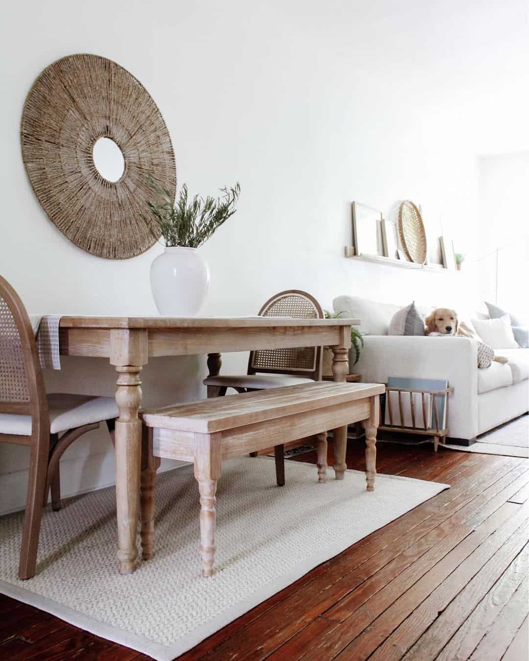 35 Exquisite Dining Bench Ideas for Extra Seating