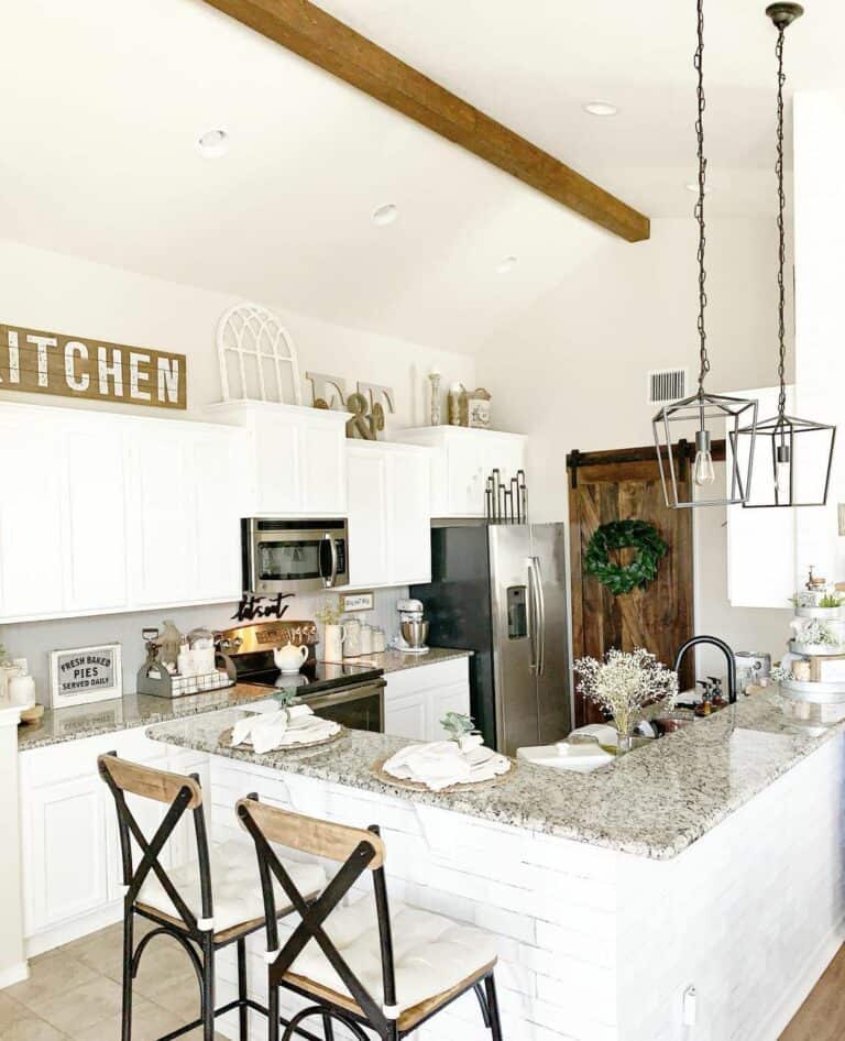 Around the Corner Kitchen Counter
