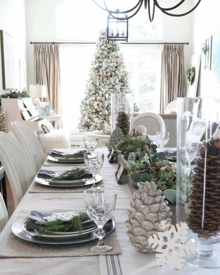 Assorted Pine Cone Decorations
