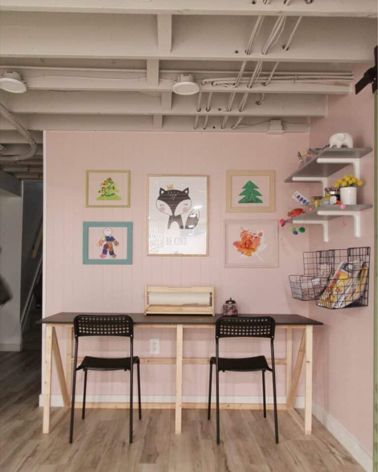 Basement Playroom Nook Idea