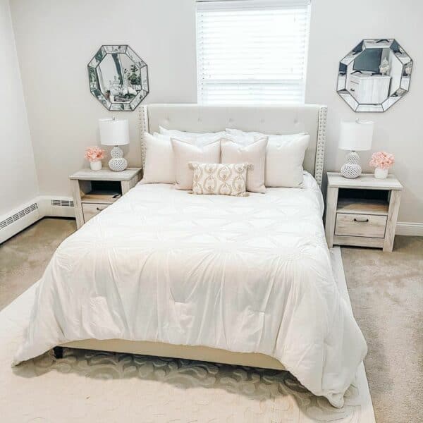 34 Mirrors Behind Nightstands to Compliment Your Bedroom