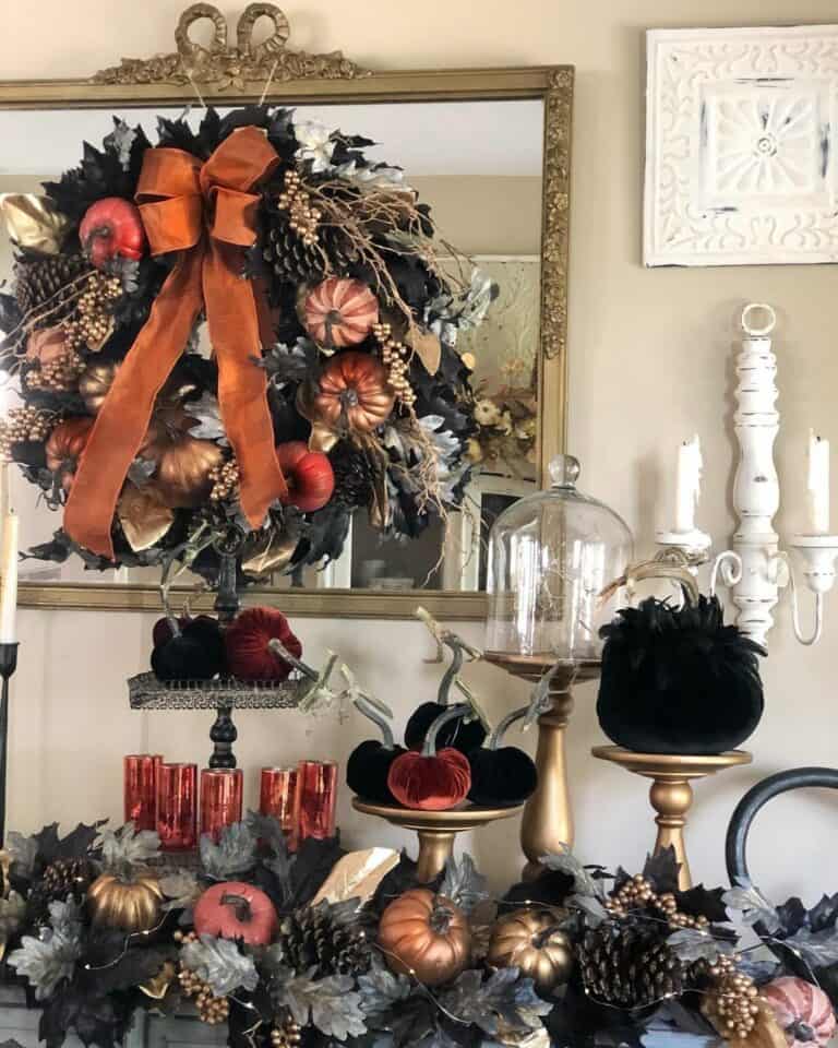 Black and Orange Fall Décor