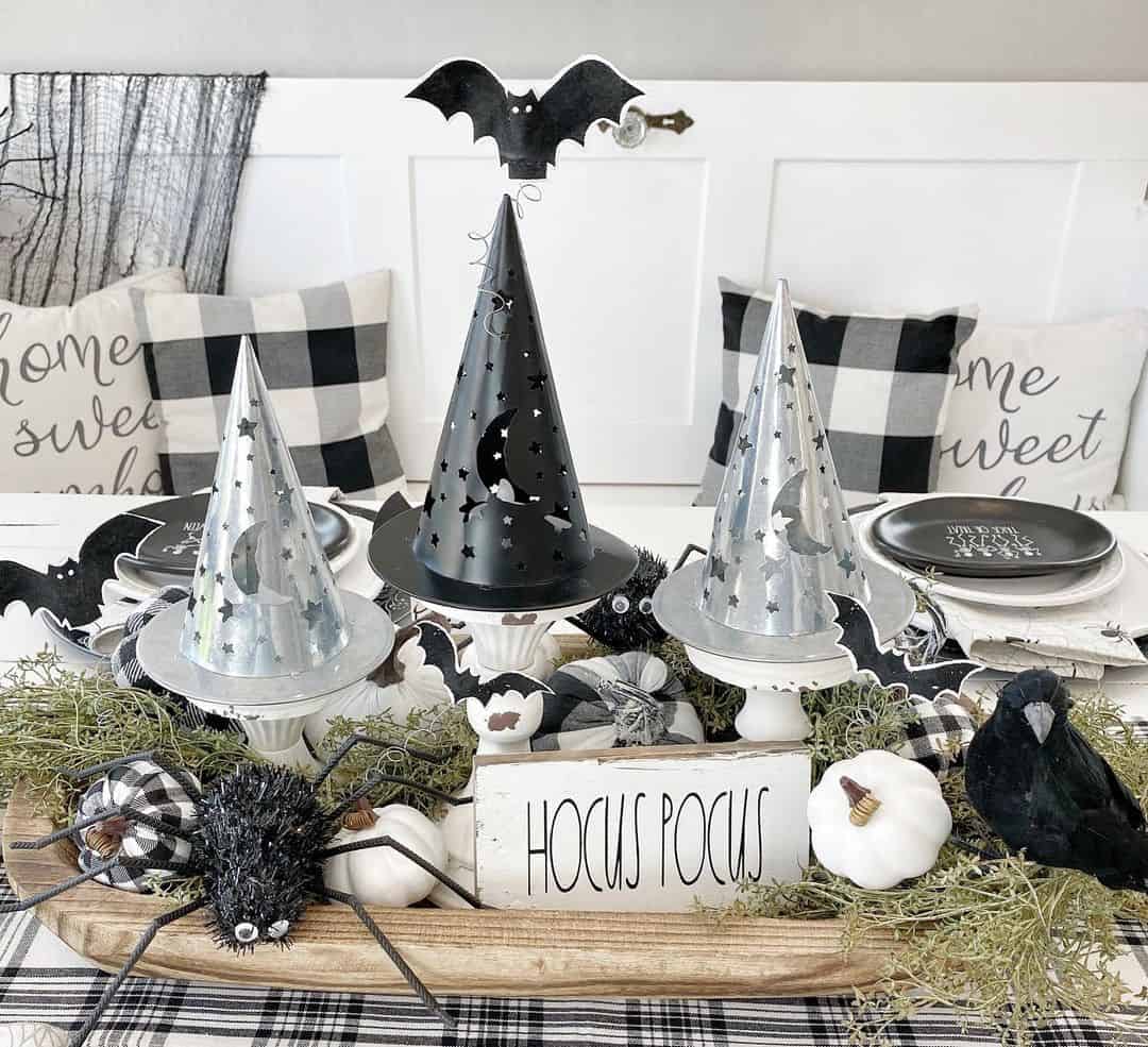 black-and-white-centerpieces