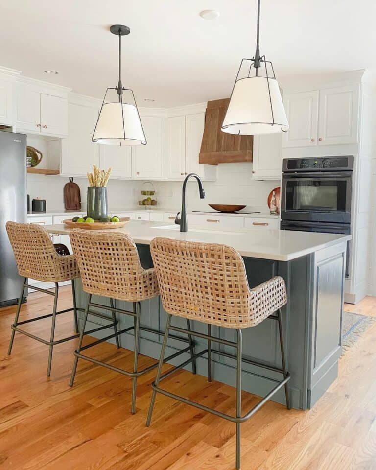 BlueGreen Kitchen Island Soul & Lane