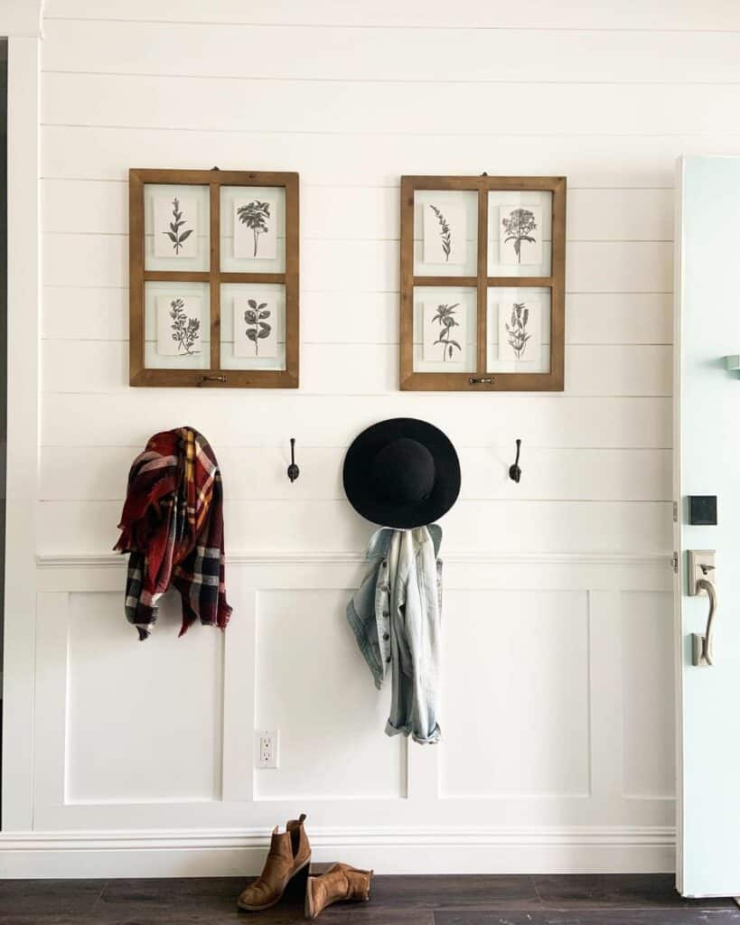 Board and Batten Wainscoting with White Shiplap Soul & Lane