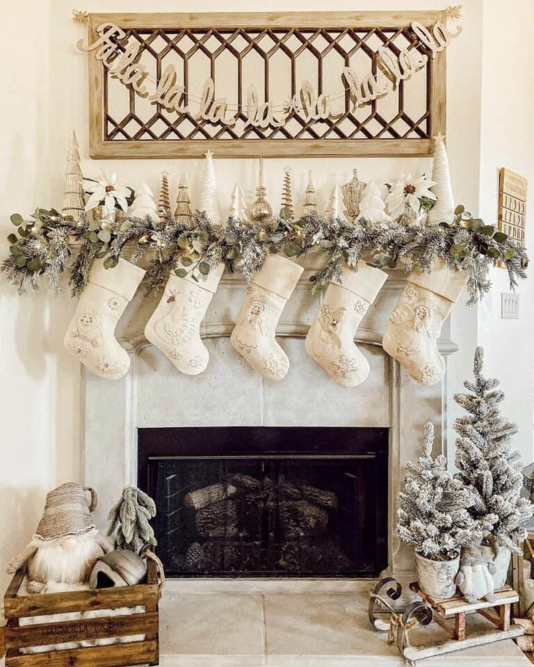 Creative Mantel Decorations For Festive Fireplace