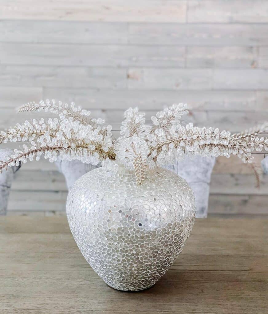 Crystal and Silver Table Centerpiece