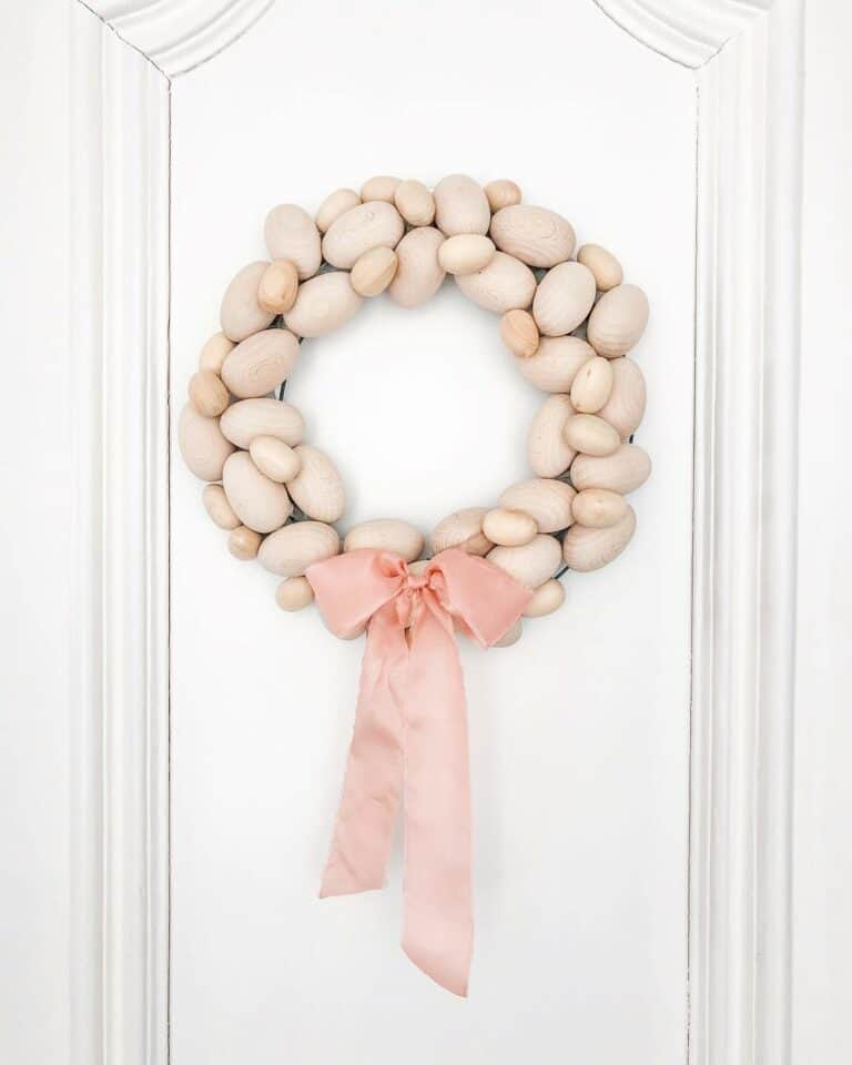 Easter Egg Wreath Door Decor